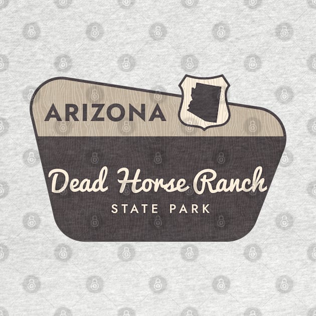 Dead Horse Ranch State Park Arizona Welcome Sign by Go With Tammy